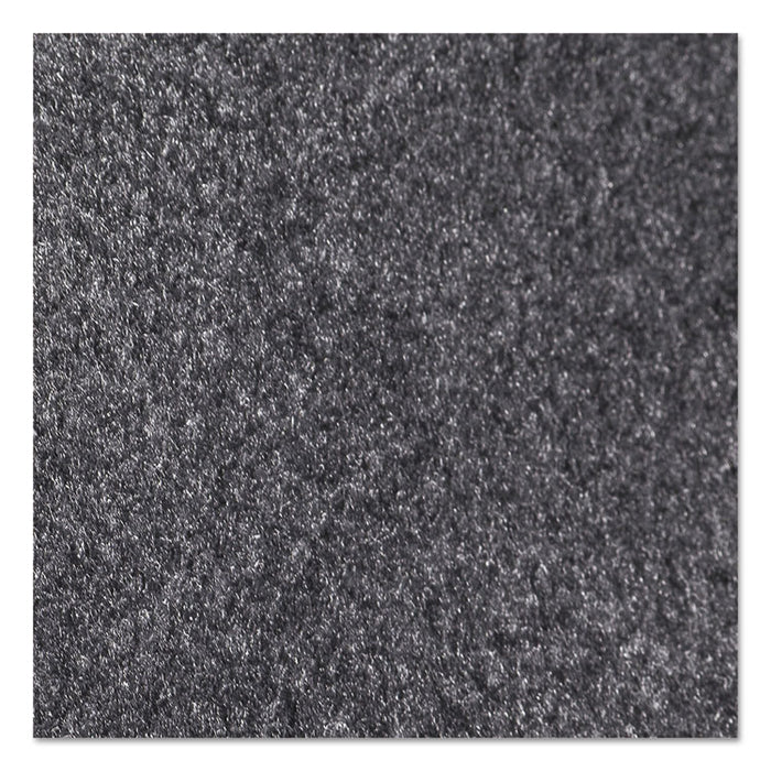 EcoStep Wiper Mat, Rectangular, Charcoal Gray Cut Pile Surface, 36" x 10 ft