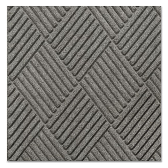 Super-Soaker Diamond Wiper/Scraper Mat, Rectangular, Slate Green Carpeted Surface, 36" x 10 ft