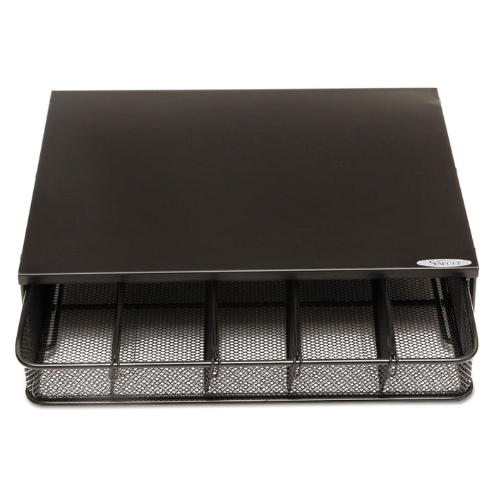 Onyx One Drawer Hospitality Organizer, 5 Compartments, 12.5 x 11.25 x 3.25, Black