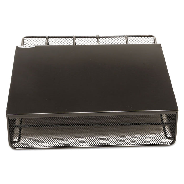 Onyx One Drawer Hospitality Organizer, 5 Compartments, 12.5 x 11.25 x 3.25, Black