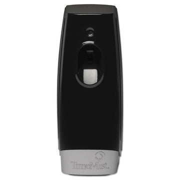 Settings Metered Air Freshener Dispenser, 3.5 x 3.5 x 8.25, Black, 6/Carton