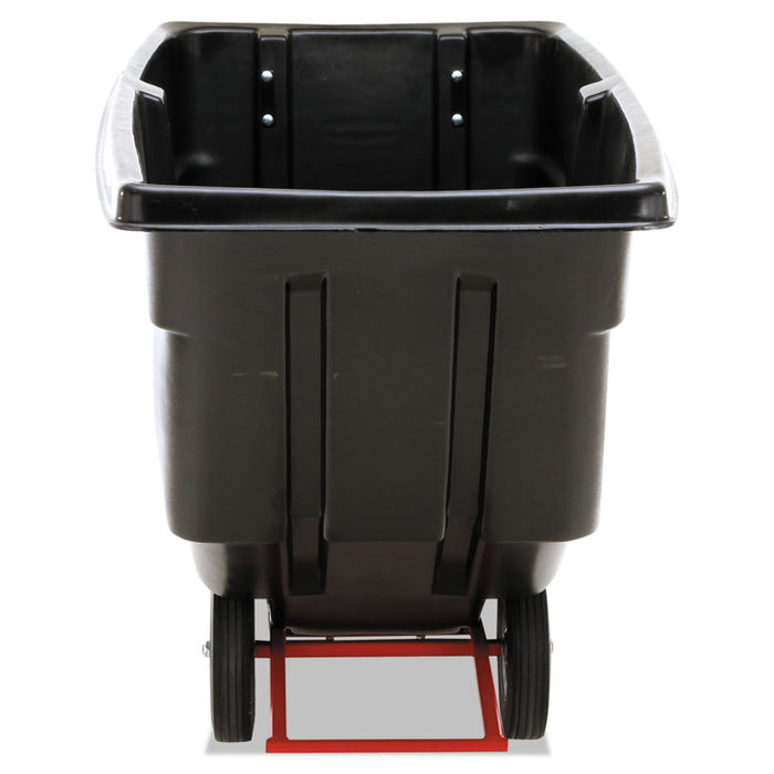 1 cu yd BRUTE Rotomolded Tilt Truck, 850 lb Capacity, Black
