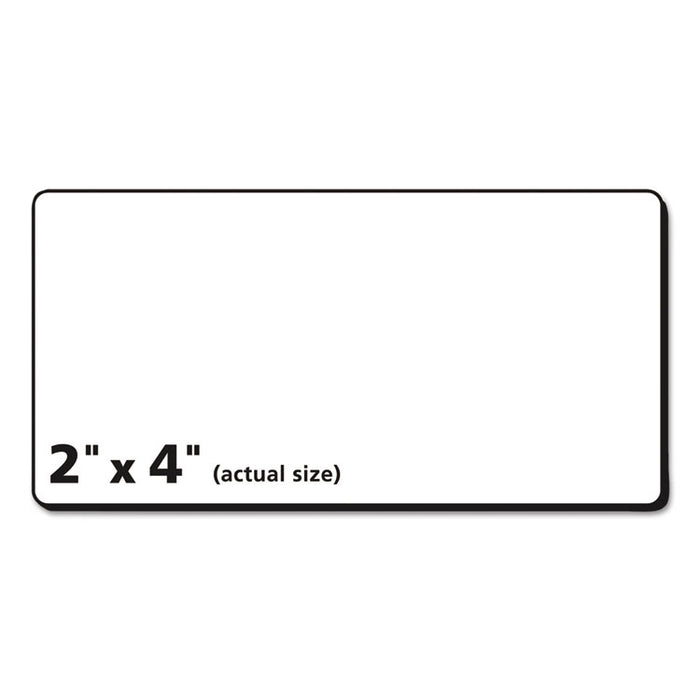 Matte Clear Easy Peel Mailing Labels w/ Sure Feed Technology, Laser Printers, 2 x 4, Clear, 10/Sheet, 10 Sheets/Pack