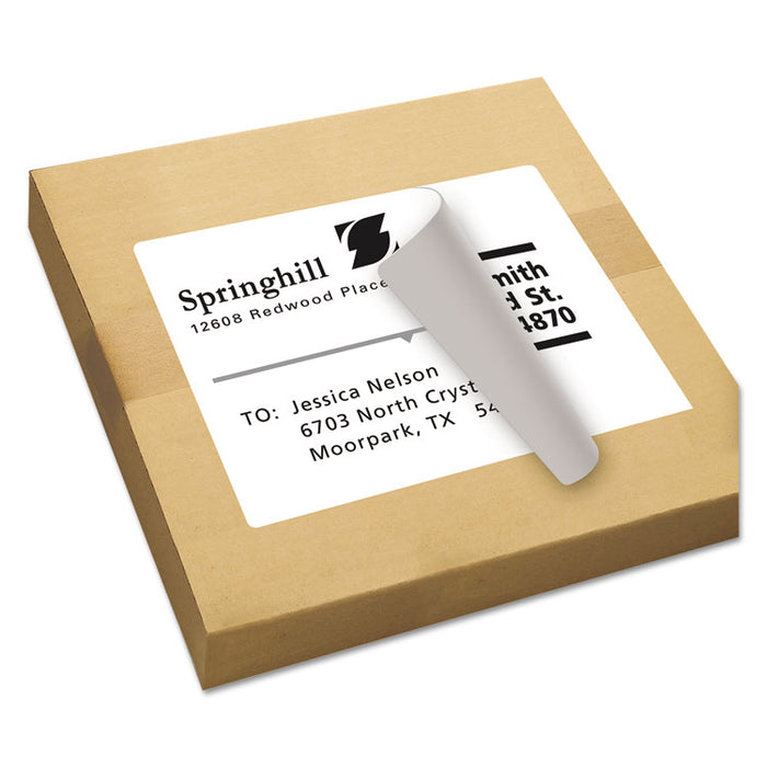 Shipping Labels with TrueBlock Technology, Inkjet Printers, 8.5 x 11, White, 100/Box