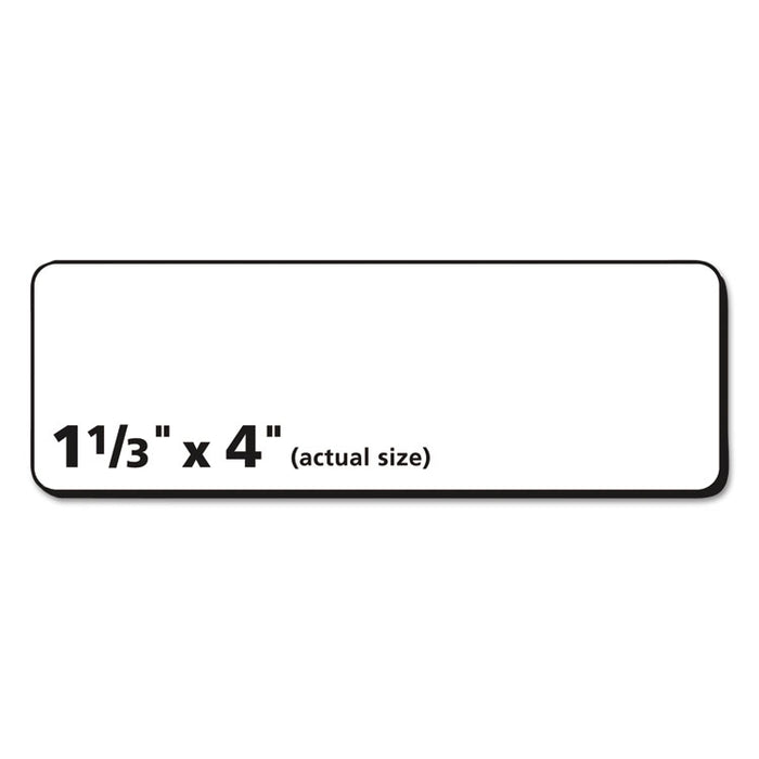 Matte Clear Easy Peel Mailing Labels w/ Sure Feed Technology, Inkjet Printers, 1.33 x 4, Clear, 14/Sheet, 10 Sheets/Pack