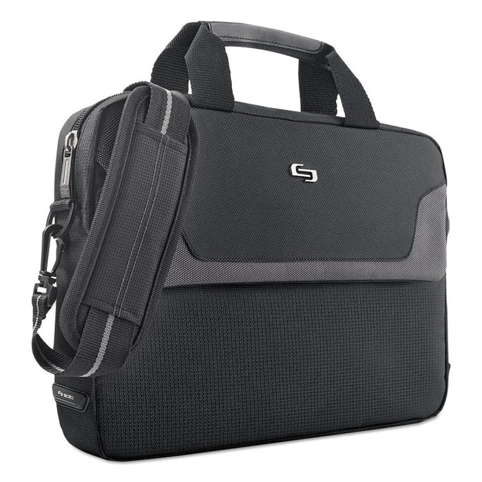 Pro Slim Brief, Fits Devices Up to 14.1", Polyester, 14 x 1.5 x 10.5, Black