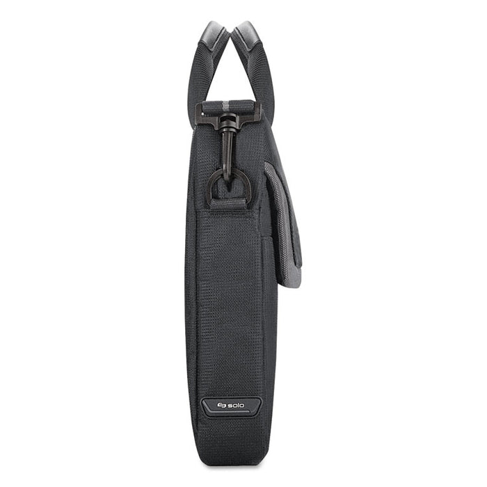 Pro Slim Brief, Fits Devices Up to 14.1", Polyester, 14 x 1.5 x 10.5, Black