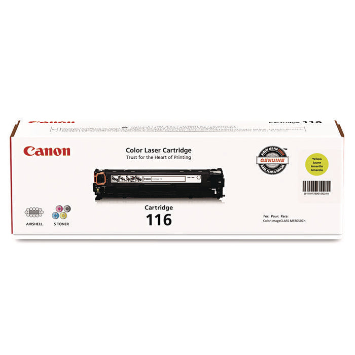 1977B001 (116) Toner, 1,500 Page-Yield, Yellow