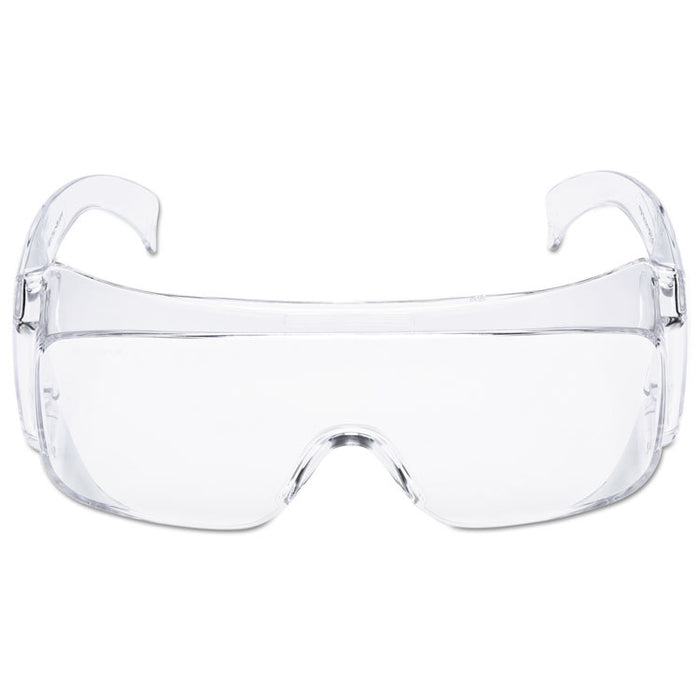 Tour-Guard V Protective Eyewear, Frameless OTG, Clear Single Lens, 100/Carton