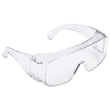 Tour-Guard V Protective Eyewear, Frameless OTG, Clear Single Lens, 100/Carton