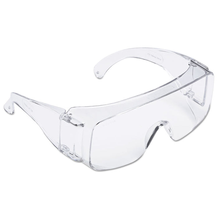 Tour-Guard V Protective Eyewear, Frameless OTG, Clear Single Lens, 100/Carton