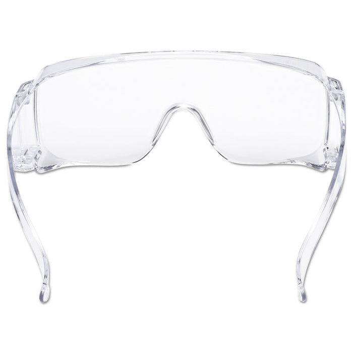 Tour-Guard V Protective Eyewear, Frameless OTG, Clear Single Lens, 100/Carton