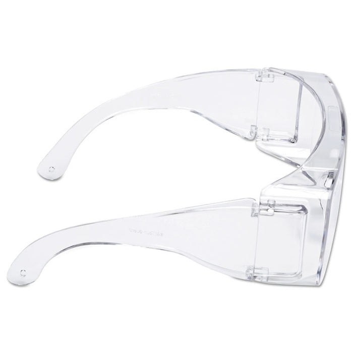 Tour-Guard V Protective Eyewear, Frameless OTG, Clear Single Lens, 100/Carton