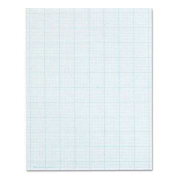 Cross Section Pads, Quadrille Rule (10 sq/in, 1 sq/in), (50) White 8.5 x 11 Sheets