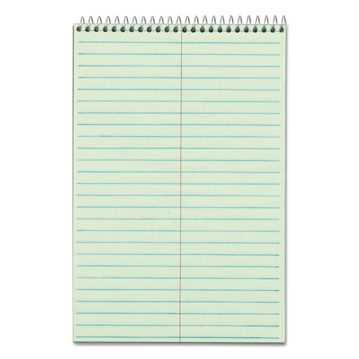 Gregg Steno Pads, Gregg Rule, (80) Green-Tint 6 x 9 Sheets