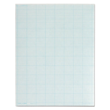 Cross Section Pads, Quadrille Rule (8 sq/in, 1 sq/in), (50) White 8.5 x 11 Sheets