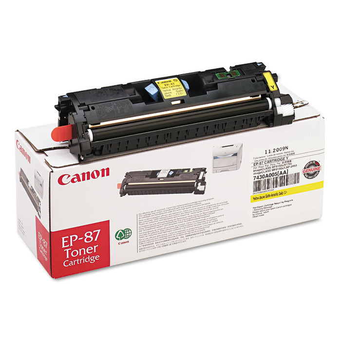 7430A005 (EP-87) Toner, 4,000 Page-Yield, Yellow
