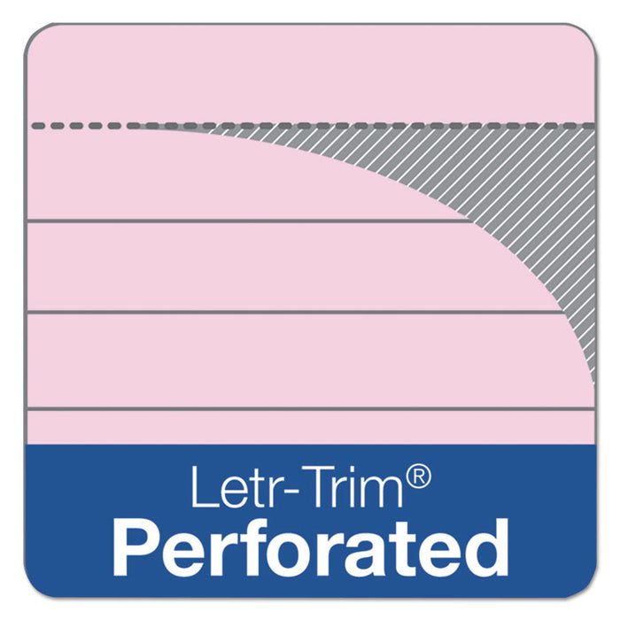 Prism + Colored Writing Pads, Narrow Rule, (50) Pastel Pink 5 x 8 Sheets, 12/Pack