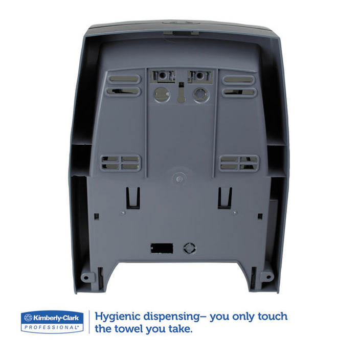 Sanitouch Hard Roll Towel Dispenser, For 1.75" Core, 12.63 x 10.2 x 16.13, Smoke