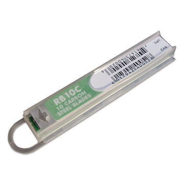 Replacement Blades for 4" Scrapers, Carbon Steel, 10/Pack