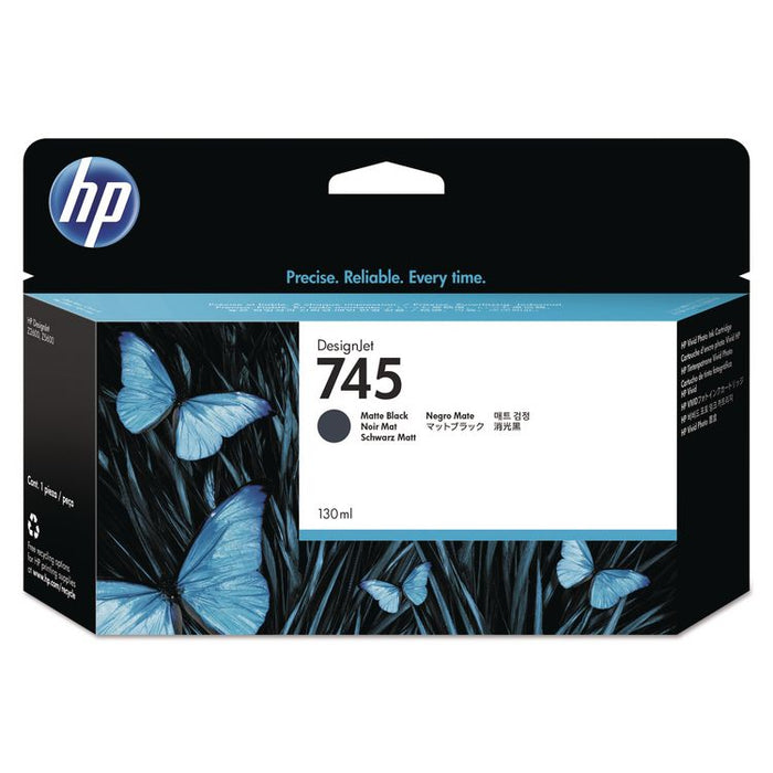 HP 745, (F9J99A) Matte Black Original Ink Cartridge