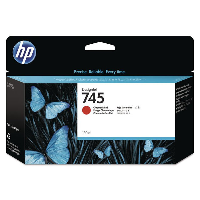 HP 745, (F9K00A) Chromatic Red Original Ink Cartridge