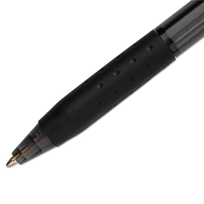 InkJoy 300 RT Ballpoint Pen, Retractable, Medium 1 mm, Black Ink, Black Barrel, 36/Box