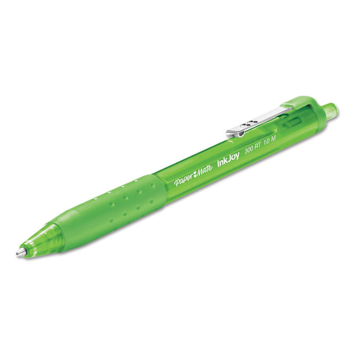 InkJoy 300 RT Ballpoint Pen, Retractable, Medium 1 mm, Assorted Ink and Barrel Colors, 8/Pack