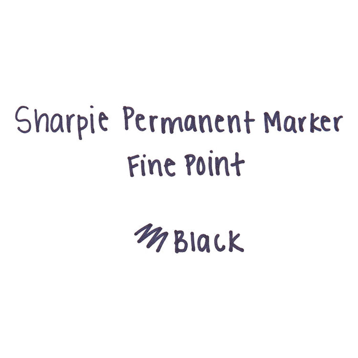 Permanent Marker Value Pack, Fine Bullet Tip, Black, 36/Pack