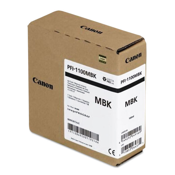 0849C001AA (PFI-1100) Ink, Matte Black