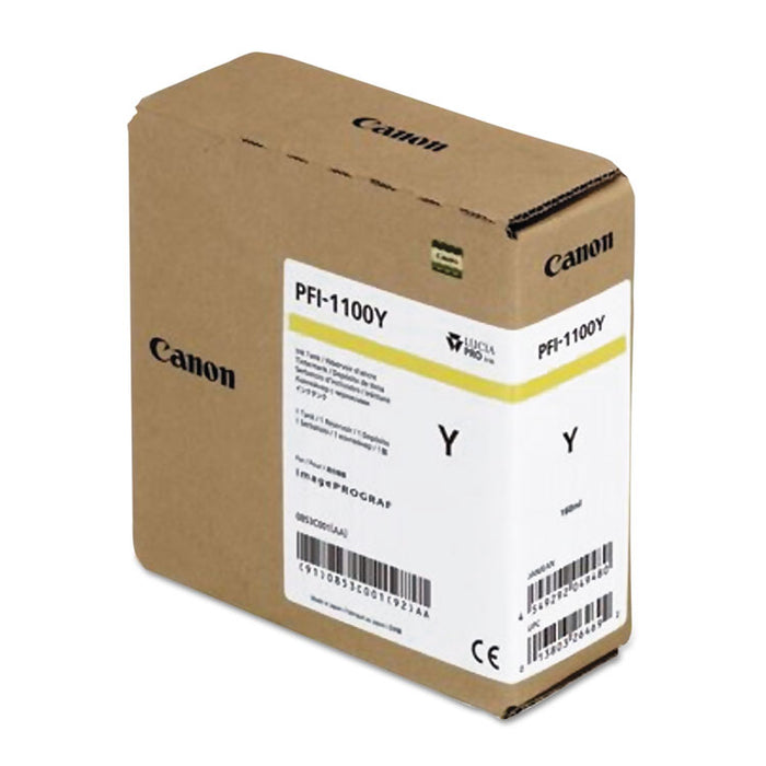 0853C001AA (PFI-1100) Ink, Yellow