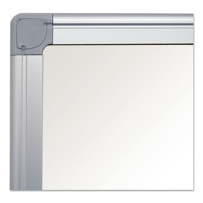 Earth Silver Easy Clean Magnetic Dry Erase Boards, 36" x 24", White Surface, Satin Aluminum Frame