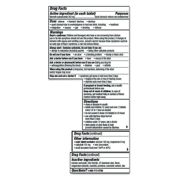 Chewable Tablets, Original Flavor, 30 Tablets/Box