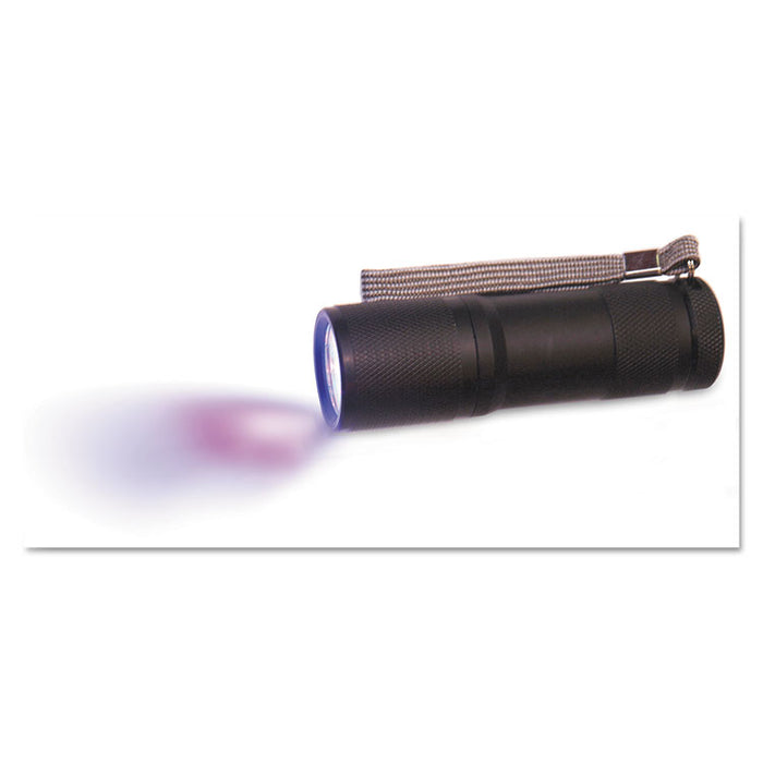 UV/Black Light, VeriClean, 3 AAA Batteries (Sold Separately), Black, 4/Carton