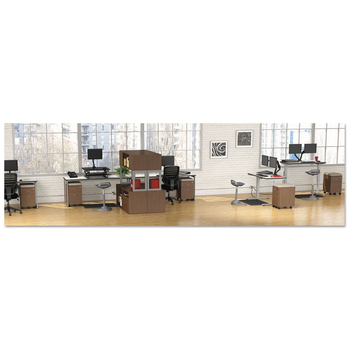 Alera AdaptivErgo Sit-Stand 3-Stage Electric Height-Adjustable Table Base w/Memory Control, 48.06 x 24.35 x 25 to 50.7, Gray