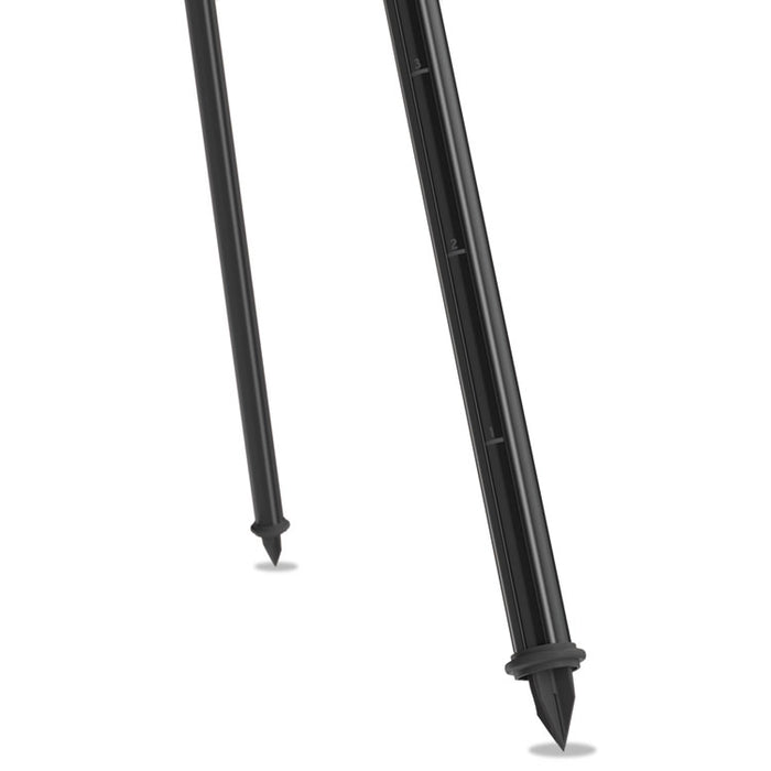 Aluminum Heavy-Duty Display Easel, 38" to 66" Tall, Black, Supports Up to 45 lb