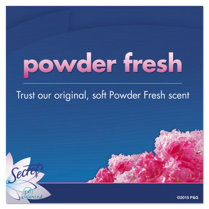 Invisible Solid Anti-Perspirant and Deodorant, Powder Fresh Scent, 0.5 oz Stick, 24/Carton