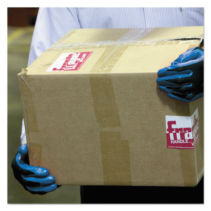 G40 Foam NITRILE Coated Gloves, EN388: 3121X, 9.84" Long, X-Large (Size 10), Blue/Black, 12 Pairs
