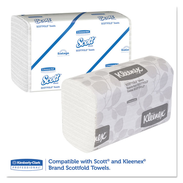 Windows Scottfold Compact Towel Dispenser, 10.6 x 4.75 x 9, Stainless Steel