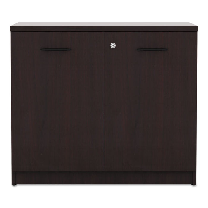 Alera Valencia Series Storage Cabinet, 34.13w x 22.78d x 29.5h, Mahogany
