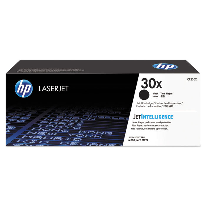 HP 30X, (CF230X) High-Yield Black Original LaserJet Toner Cartridge