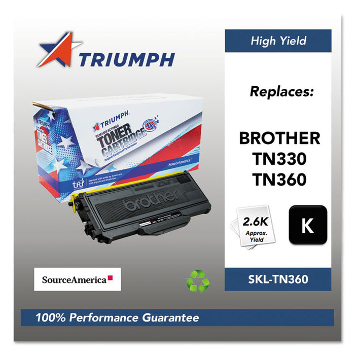 751000NSH0953 Remanufactured TN360 High-Yield Toner, 2,600 Page-Yield, Black