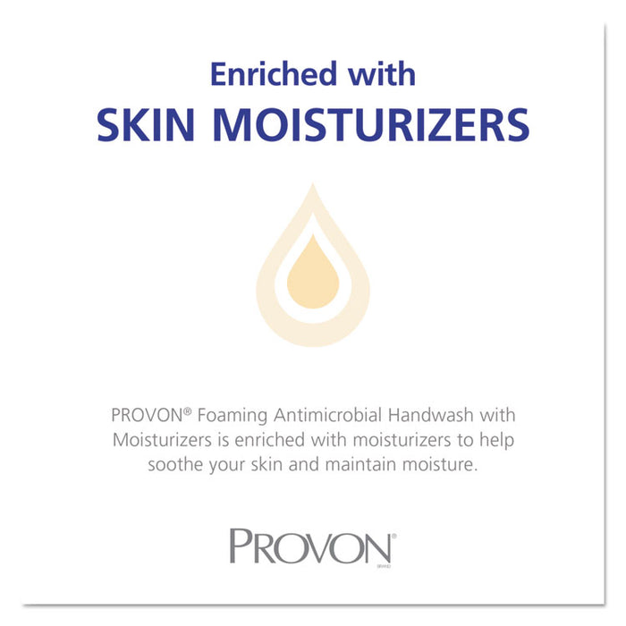 Foaming Antimicrobial Handwash/Moisturizer Refill, For FMX-12 Dispenser, Light Floral Scent, 1,250 mL