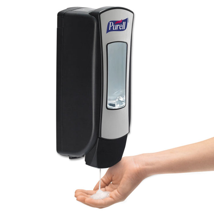 ADX-12 Dispenser, 1,200 mL, 4.5 x 4 x 11.25, Chrome/Black