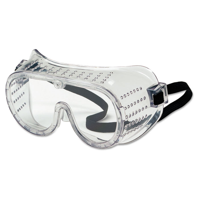 Basic Impact Goggles, Direct Venting, OTG, Clear Lens, Clear Frame