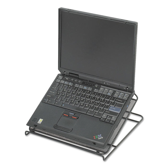 Onyx Mesh Laptop Stand, 12.25" x 12.25" x 2", Black