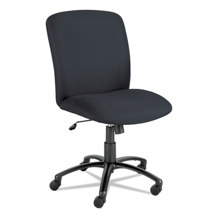 Uber Big/Tall Series High Back Chair, Fabric, Supports Up to 500 lb, 19.5" to 23.5" Seat Height, Black