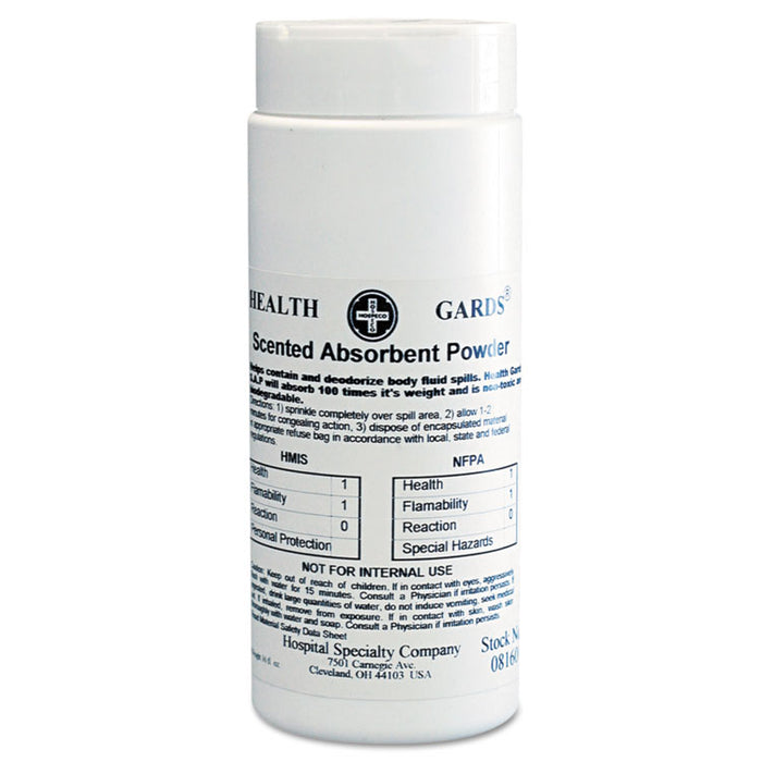 Absorbent Powder, Scented, 16 oz Shaker Can, 12/Carton
