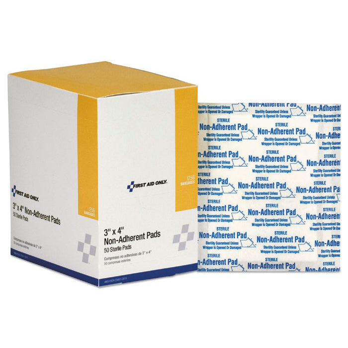 Refill for SmartCompliance General Business Cabinet, Non-Adherent Pads, 3 x 4, 50/Box