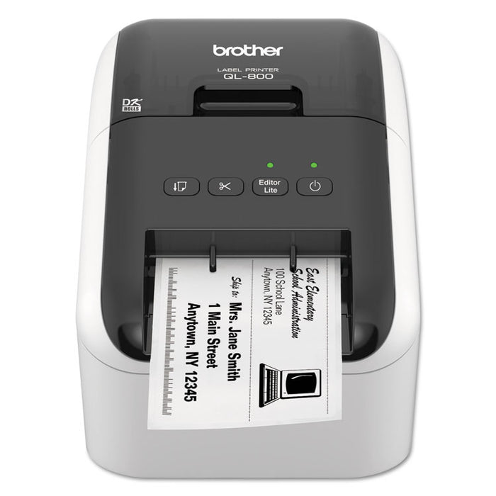 QL-800 High-Speed Professional Label Printer, 93 Labels/min Print Speed, 5 x 8.75 x 6